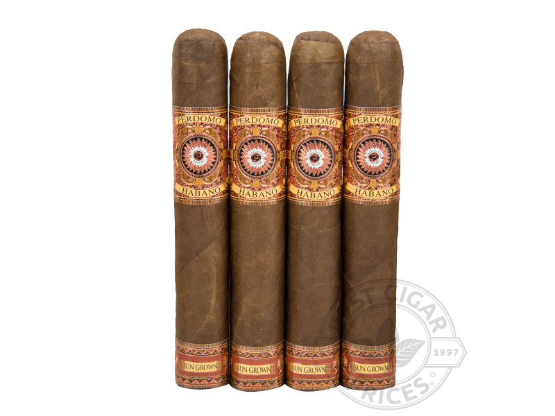 Perdomo Habano Bourbon Barrel-Aged Sun Grown Gordo - 4 Cigars