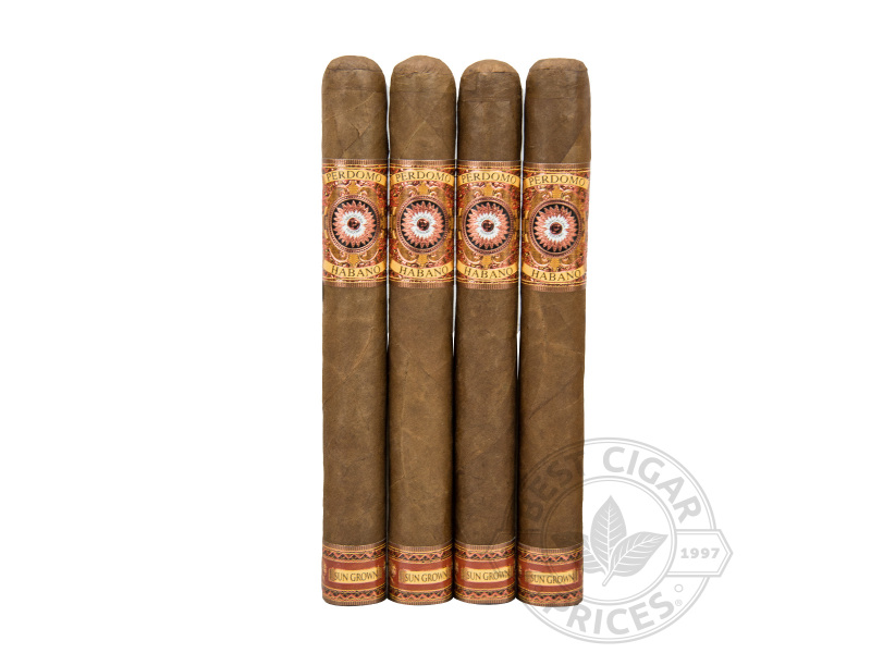 Perdomo Habano Bourbon Barrel-Aged Sun Grown Churchill - 4 Cigars