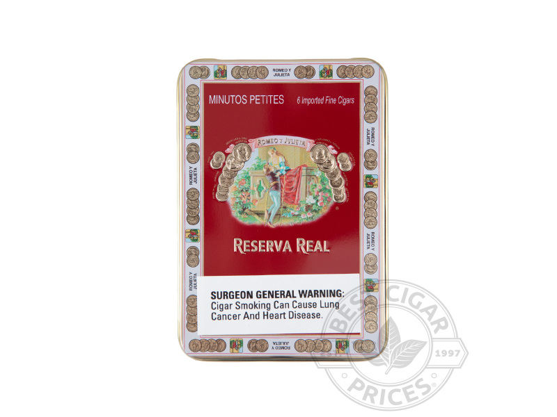 Romeo Y Julieta Reserva Real Minutos Petites - Tin - 6 Total Cigars