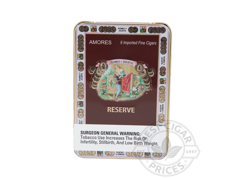 Romeo Y Julieta Reserve Amores - Tin - 6 Total Cigars
