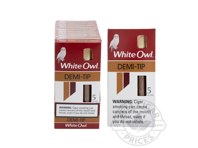 White Owl Demi Tips - Small Packs: 50 Cigarillos