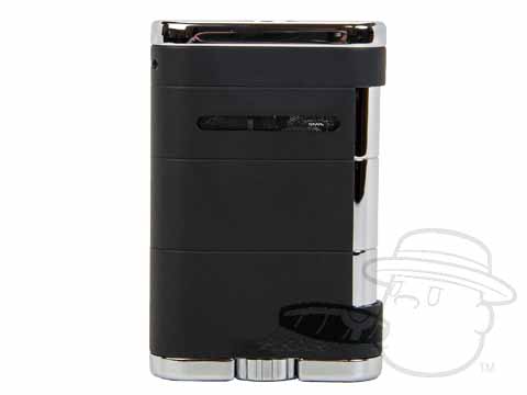 Xikar Allume Triple Flame Tabletop Lighter - Tuxedo Black - Box of 20