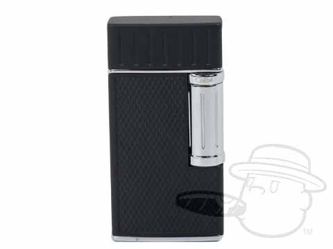Colibri Julius Double Flame Lighter - Black & Chrome - Box of 20