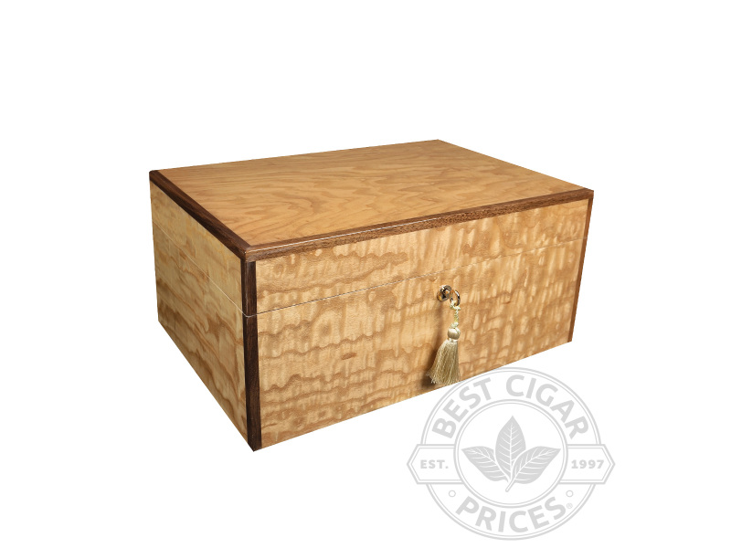 Savoy Executive Olive Ash Burl 25 Count Humidor - Box of 20