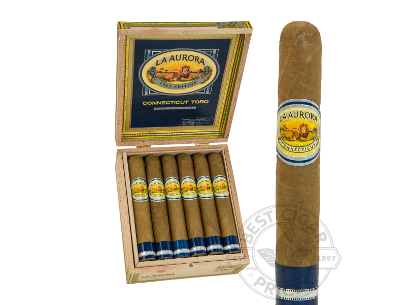 La Aurora Preferido 1903 Edition Parejo Sapphire Connecticut Toro - 18 Cigars