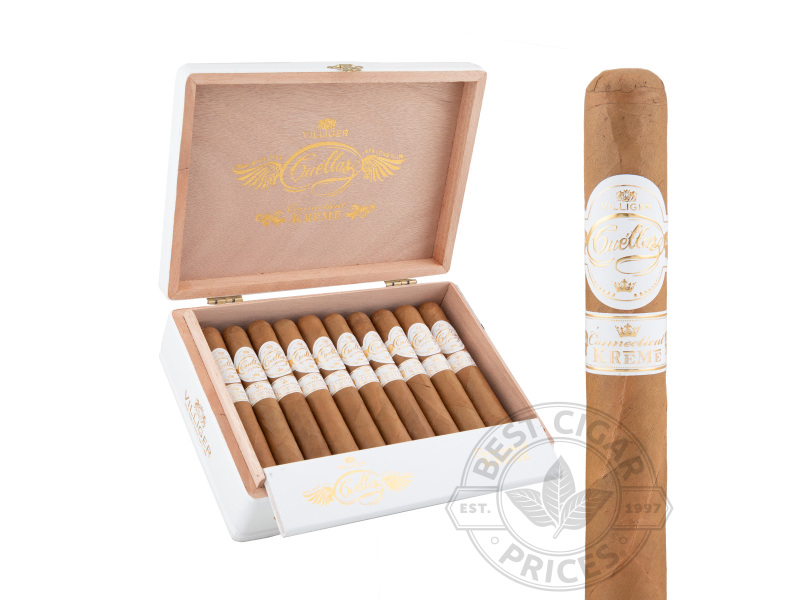 Villiger Cuellar Connecticut Kreme Robusto - 20 Cigars