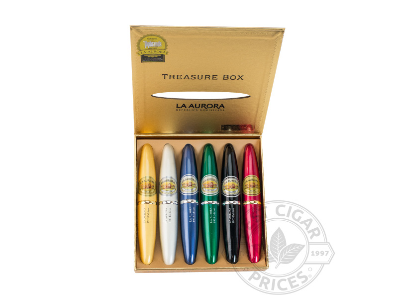 La Aurora Preferidos Treasures Tubes Gift Sampler - 6 Cigars