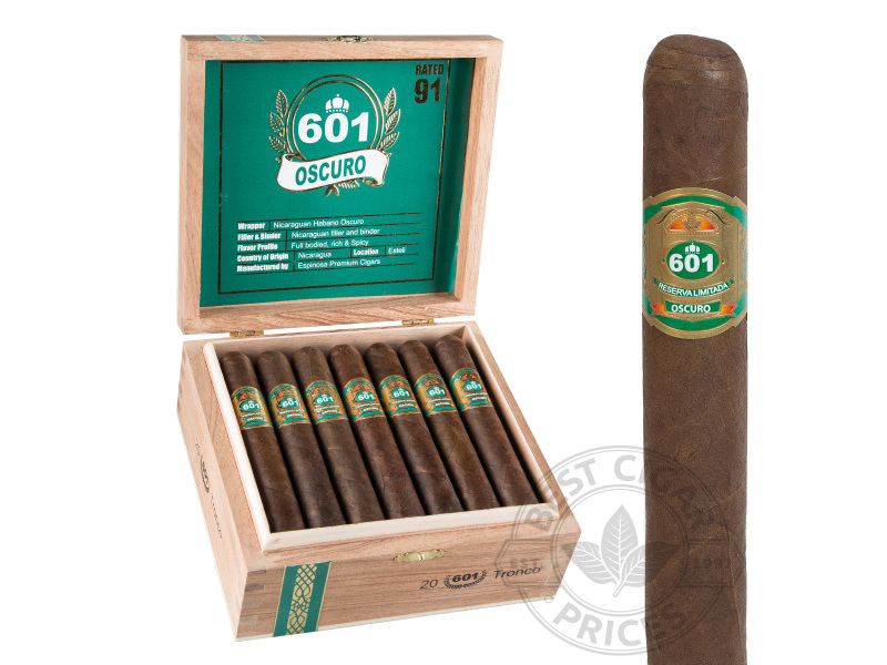 601 Green Tronco Oscuro - 20 Cigars
