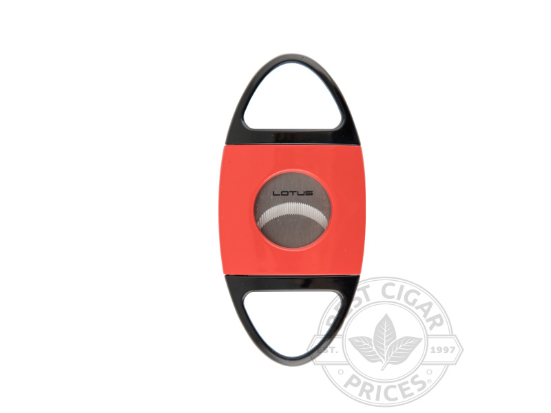 Lotus Jaws Serrated Cigar Cutter - Red & Black - Box of 20