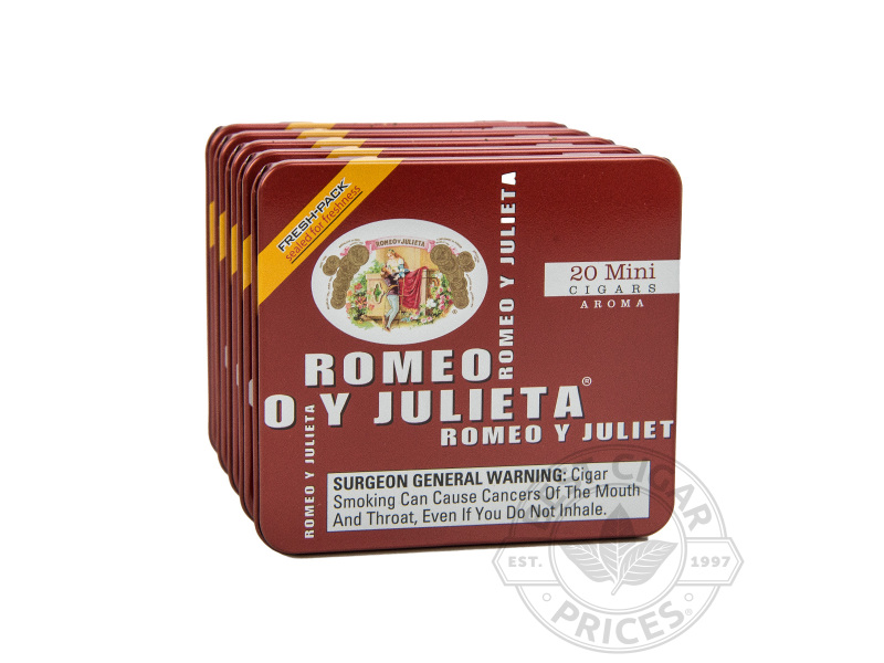 Romeo Y Julieta Minis Aroma 2x Deal - 100 Cigarillos