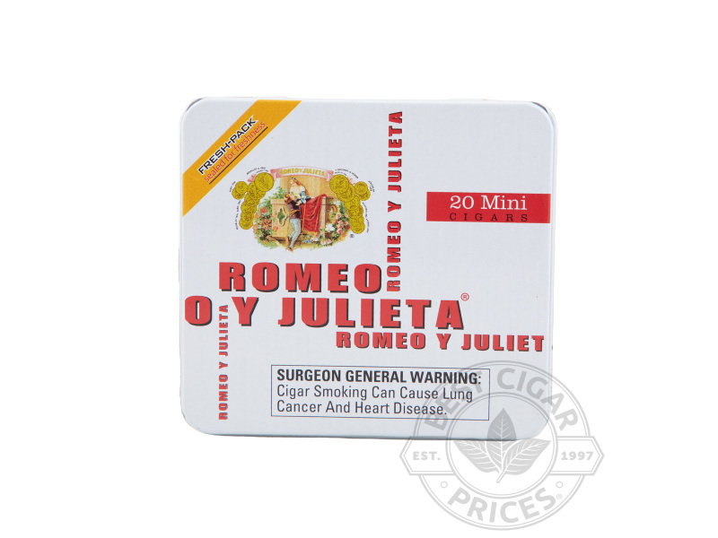 Romeo Y Julieta Minis Original 2x Deal - Tin - 20 Total Cigars