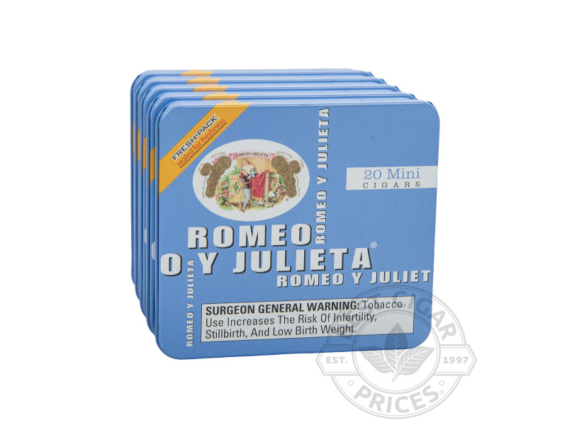 Romeo Y Julieta Minis Blue 2x Deal - 100 Cigarillos