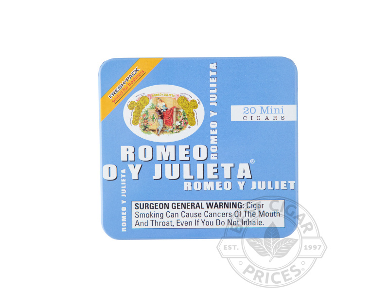 Romeo Y Julieta Minis Blue 2x Deal - Tin - 20 Total Cigars