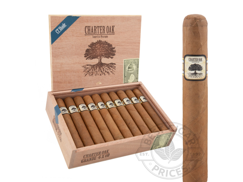 Charter Oak Connecticut Shade Grande - 20 Cigars