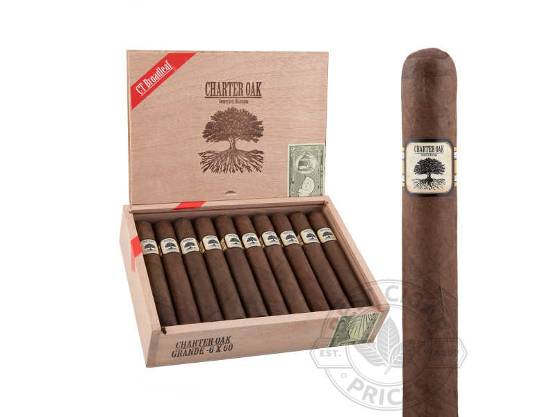 Charter Oak Connecticut Broadleaf Grande - 20 Cigars
