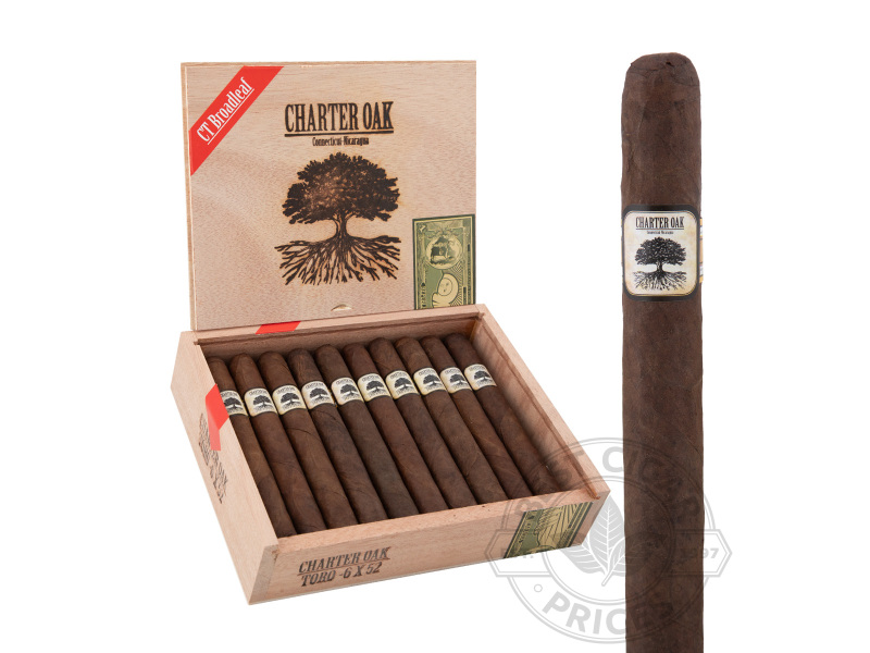 Charter Oak Connecticut Broadleaf Toro - 20 Cigars