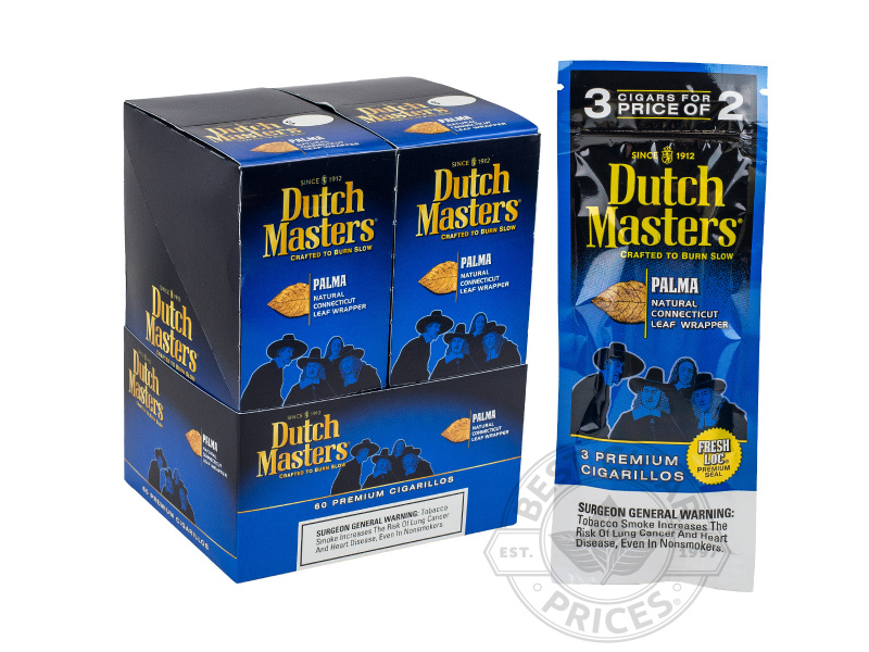 Dutch Masters Cigarillos Palma Upright - Carton - 60 Total Cigars