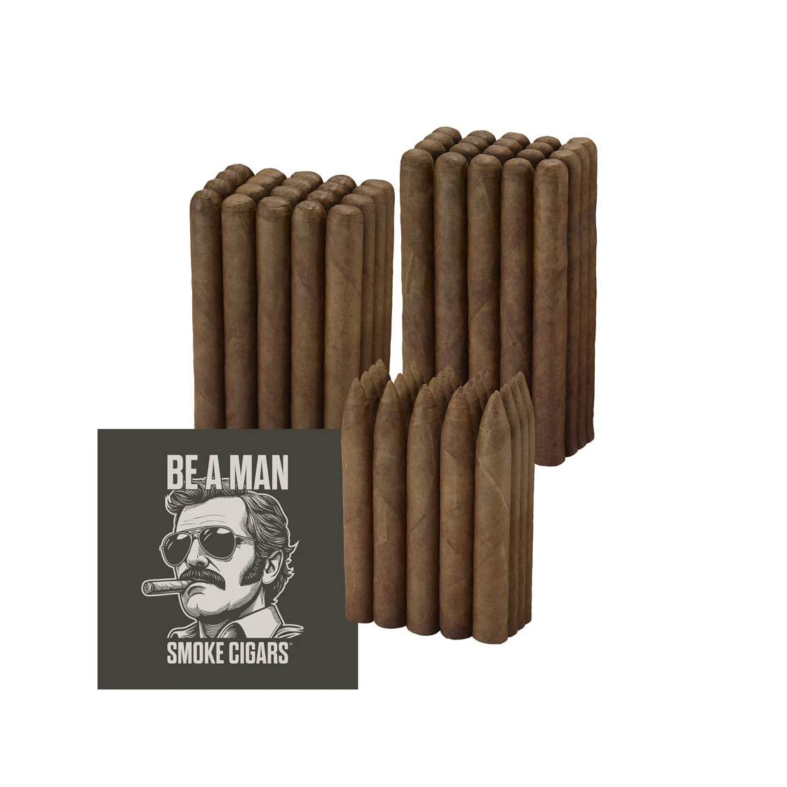 Be a Man 60 Nicaraguan Premiums | Sampler of 60