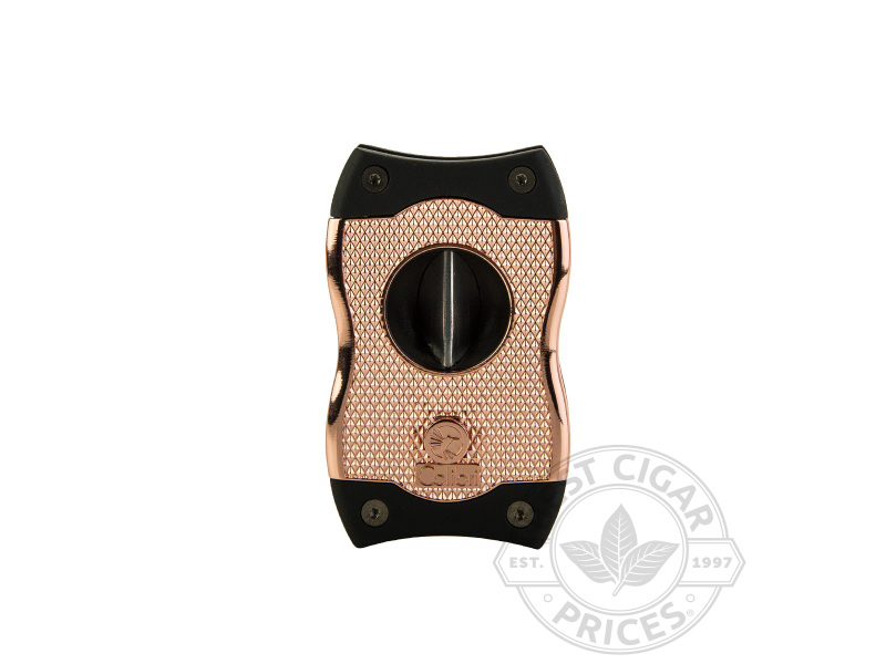Colibri S-Cut & V-Cut Cigar Cutter - Rose & Black - Box of 20