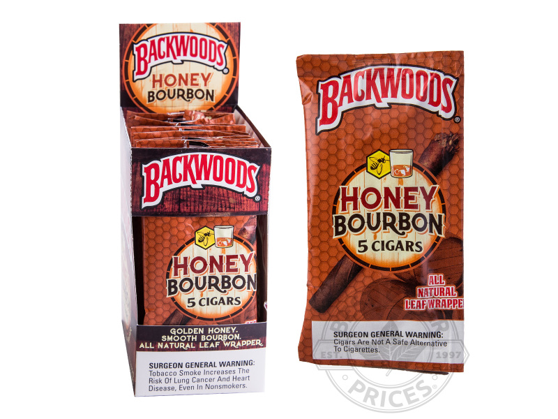 Backwoods Honey Bourbon Cigars - Pack Of 40 - Small Packs: 40 Cigarillos