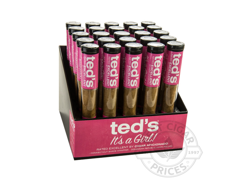 Ted's "It's A Girl" 650 Tubes - 25 Cigars