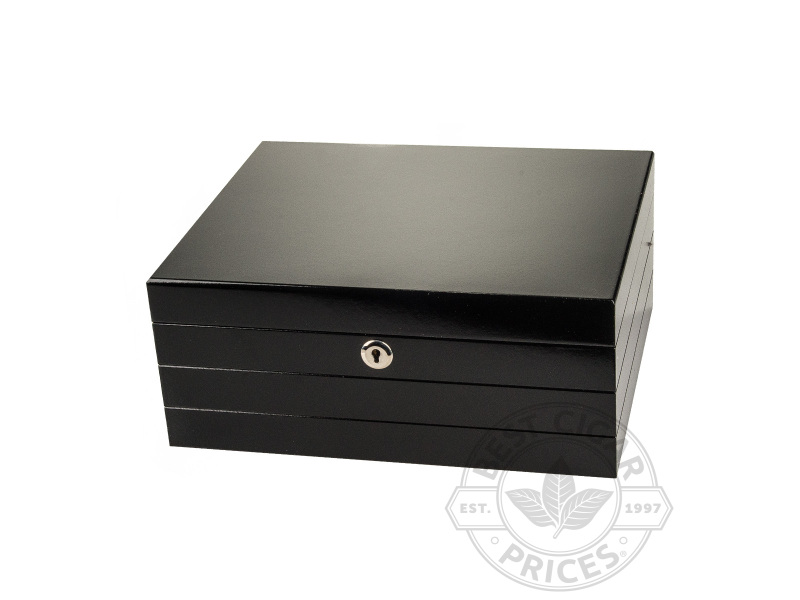 The Onyx Black 50 Count Humidor - Box of 20
