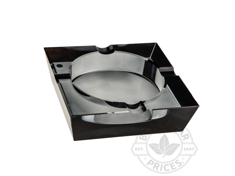Black Crystal Cigar Ashtray - Box of 20