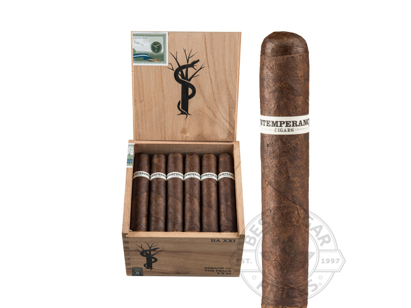 RoMa Craft Intemperance BA XXI Breach Of The Peace Extra Robusto Box - 24 Cigars