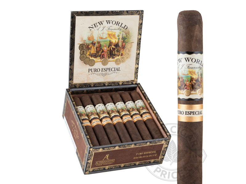 New World Puro Especial Robusto By Aj Fernandez - 20 Cigars