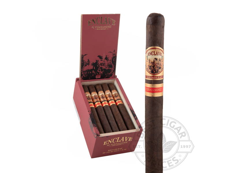 Enclave Broadleaf Churchill By AJ Fernandez - 20 Cigars