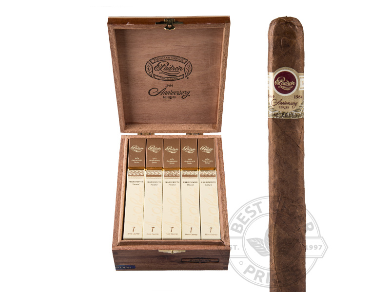 Padron Anniversario Serie 1964 Presidente Natural Tubos - 15 Cigars
