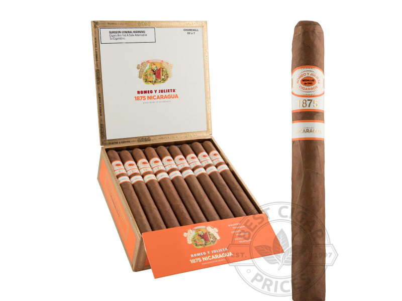 Romeo Y Julieta 1875 Nicaragua Churchill - 25 Cigars