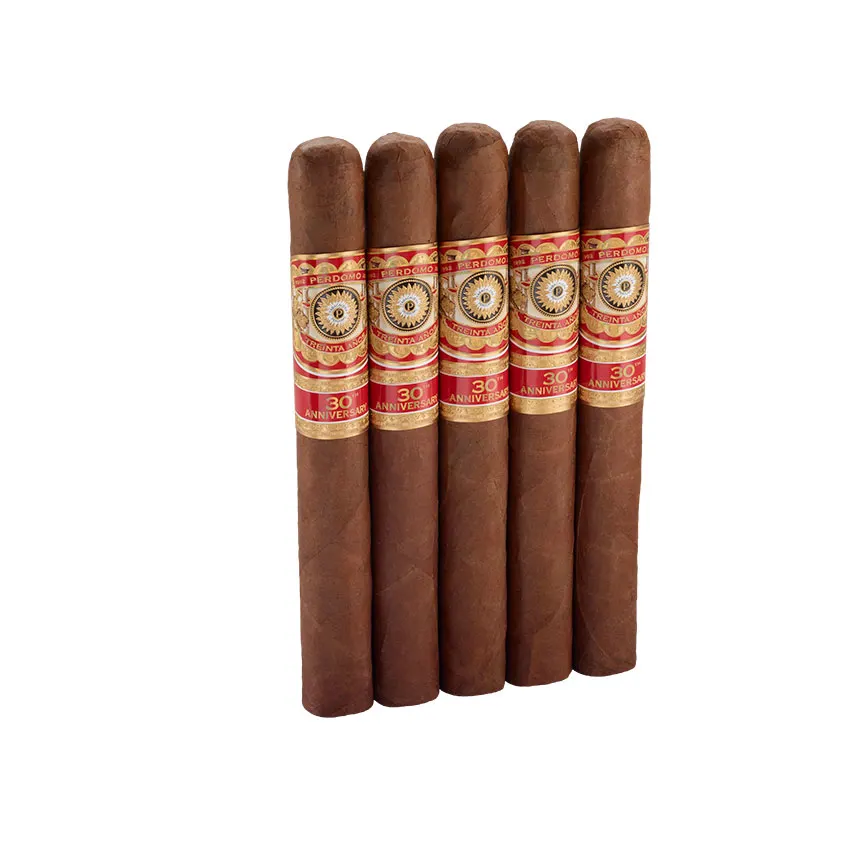 Perdomo 30th Anniversary Sun Grown Churchill Natural | Churchill | Pack of 5