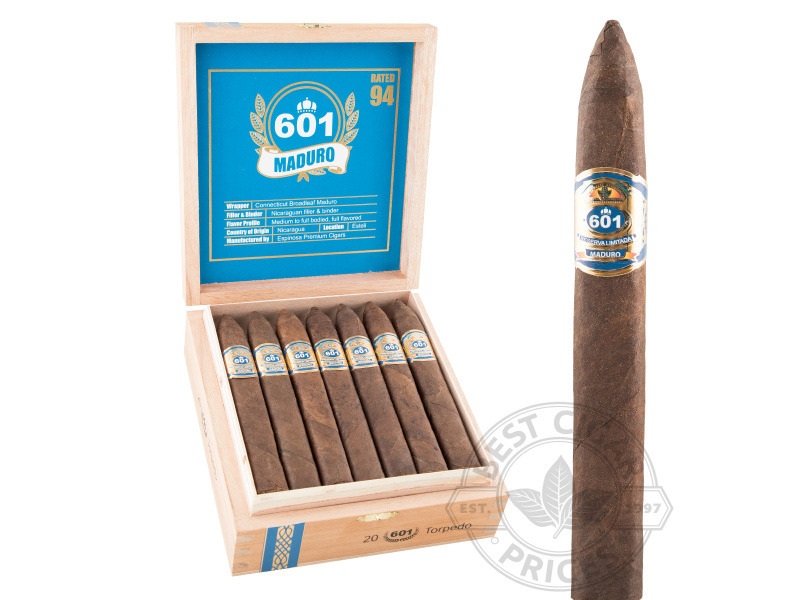 601 Blue Label Torpedo Maduro - 20 Cigars
