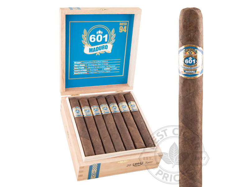601 Blue Label Toro Maduro - 20 Cigars