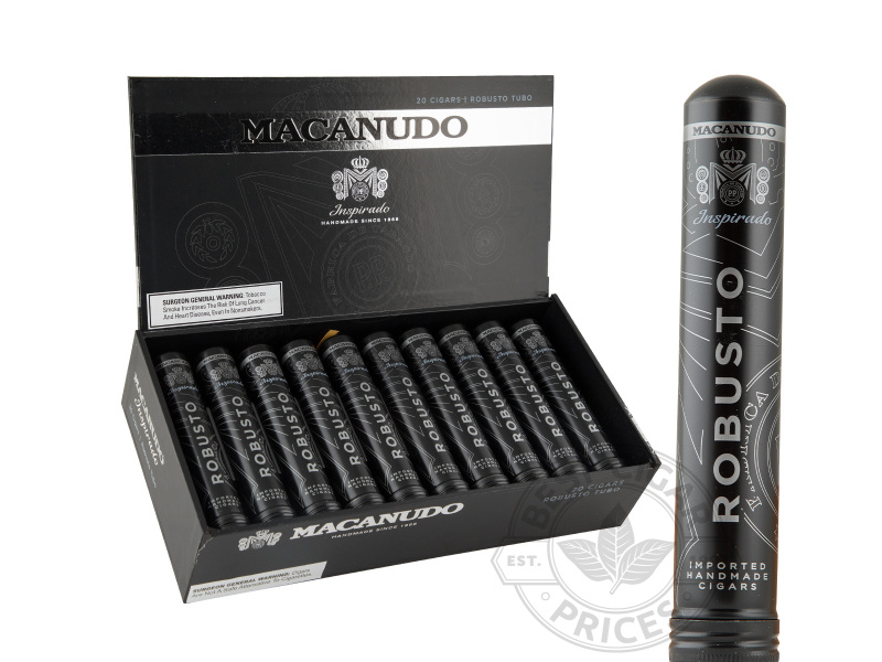Macanudo Inspirado Black Robusto Tubo - 20 Cigars