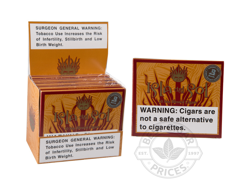 Isla Del Sol Breve Sungrown - Small Packs: 50 Cigarillos
