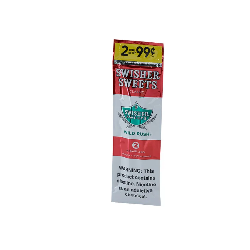 Swisher Wild Rush 30/2 Natural | Cigarillo | Pack of 2