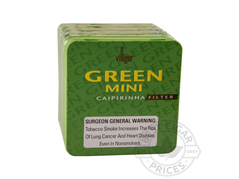 Villiger Green Caipirinha Filter Cigarillos - 100 Cigarillos
