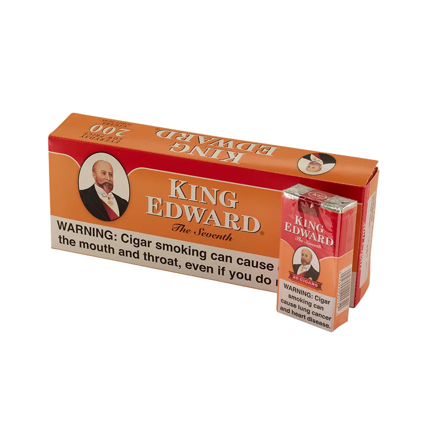 King Edward Filtered Little Cigars (20) Natural | Filtered Cigar | Pack of 200