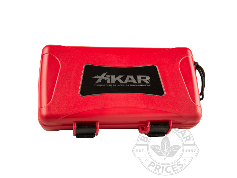 Xikar Travel Humidor 5 Cigar - Red - Box of 20
