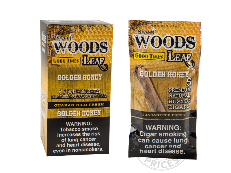 Good Times Sweet Woods Leaf Golden Honey - 30 Cigars