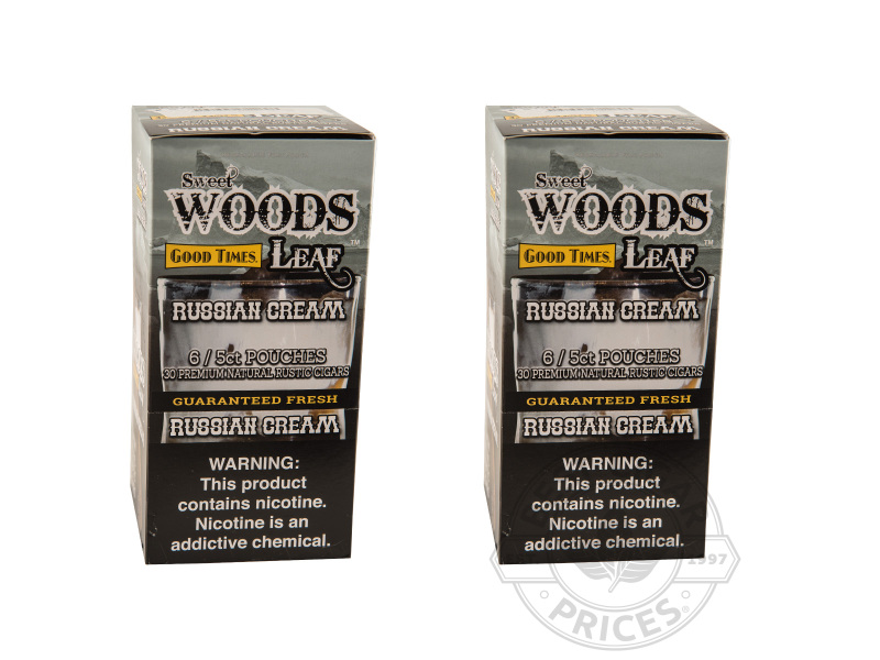 Good Times Sweet Woods Leaf Russian Cream - 60 Cigars