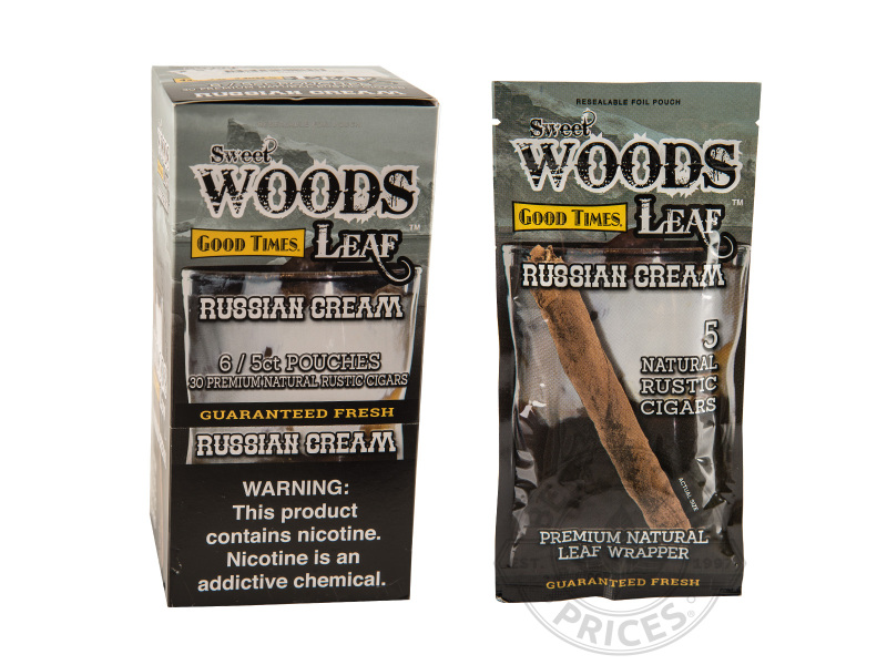 Good Times Sweet Woods Leaf Russian Cream - 30 Cigars