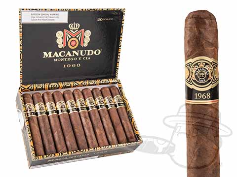 Macanudo 1968 Robusto Cigars - 20 Cigars