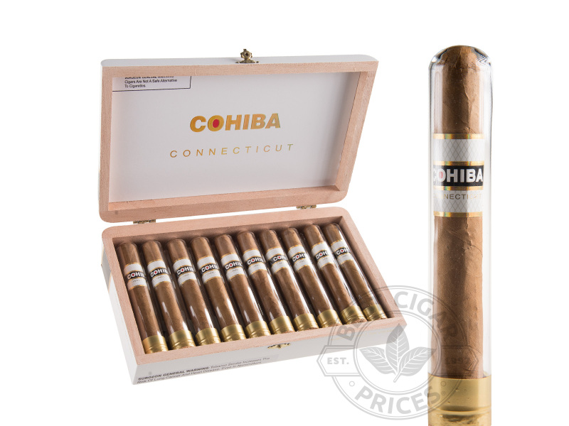 Cohiba Connecticut Robusto Crystal Tubo - 10 Cigars