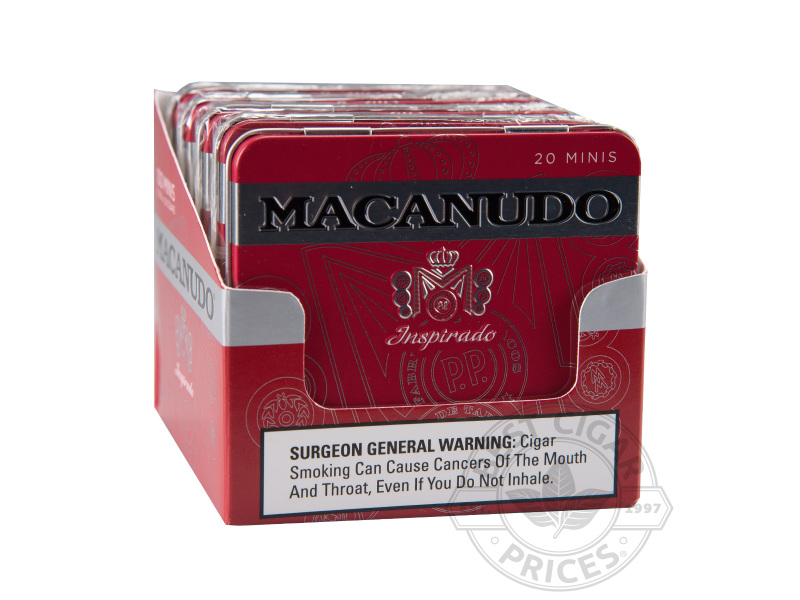 Macanudo Inspirado Red Minis - 100 Cigarillos