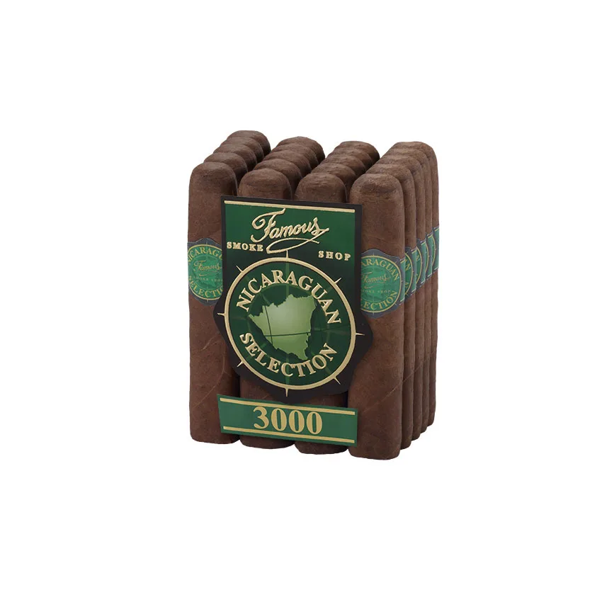 Famous Nicaraguan Selection 3000 Robusto Natural | Robusto | Bundle of 20