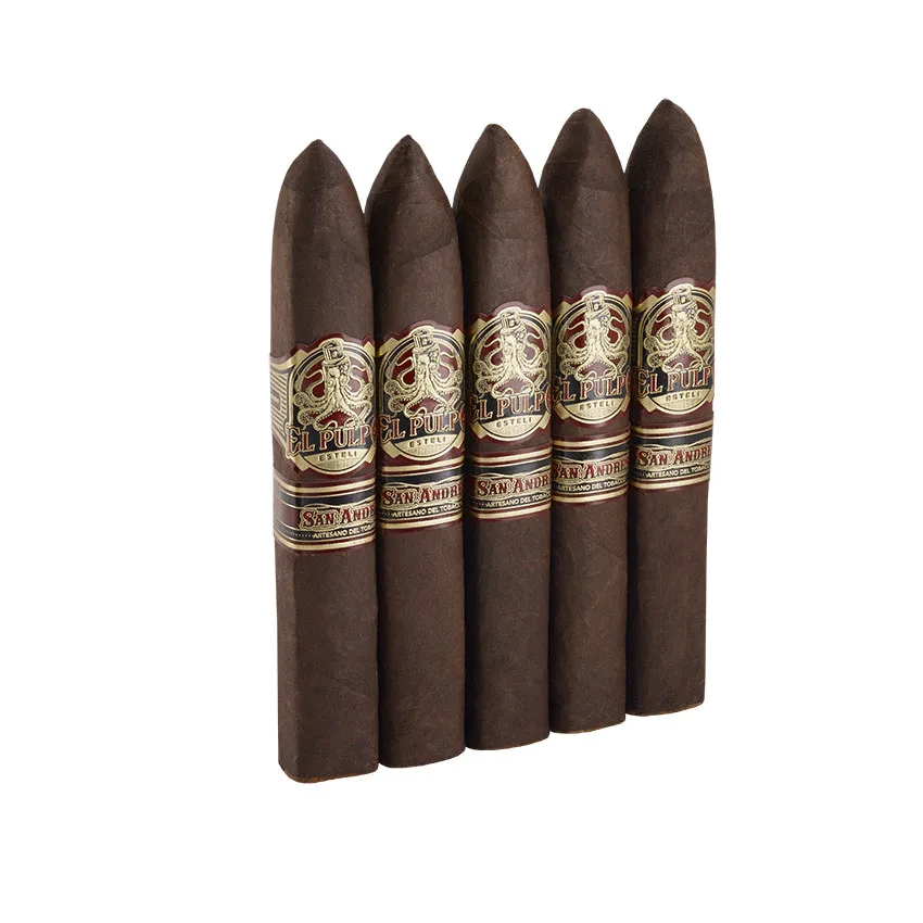 El Pulpo Belicoso Grande Maduro | Belicoso | Pack of 5