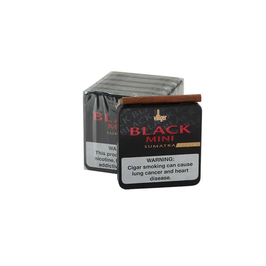 Villiger Black Sumatra Filter Natural | Cigarillo | Pack of 100